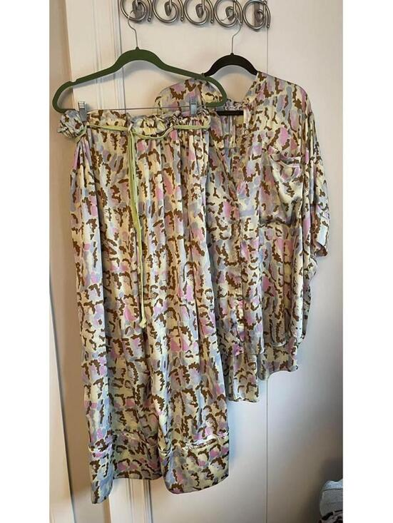 Free People Pants - Free people soft lime goddess lounge set Large